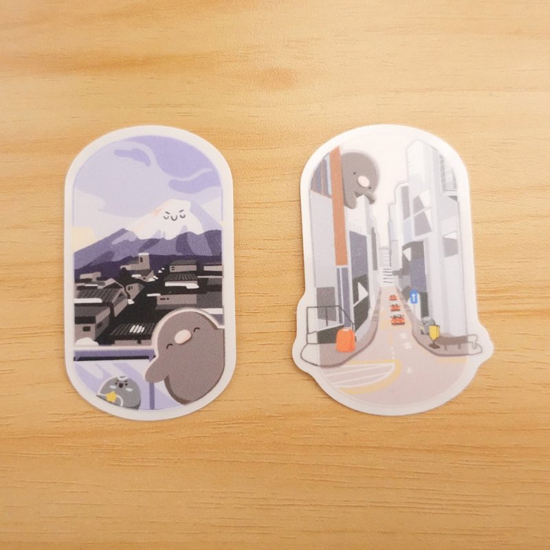 Scene Stickers Series | Transparent Vinyl Stickers - Stickers - Plastic Multicolor