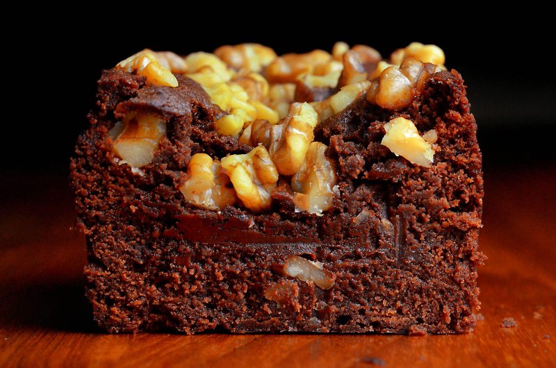 [Mr. Tao Dezhen manual brownie monopoly] classic walnut brownie - Cake & Desserts - Fresh Ingredients Brown