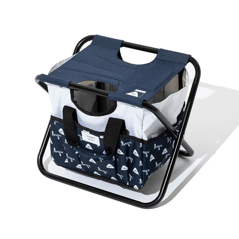 日本限定Poler x Lesque MULTI UTILITY CHAIR 多功能收納折疊椅 - 露營用品 - 其他材質 藍色