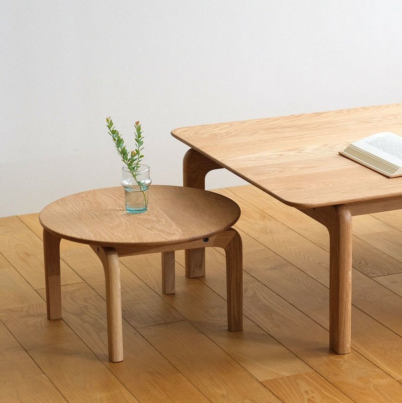 LISCIO | Circle Low Table, diameter 42cm (low table) - Dining Tables & Desks - Wood 