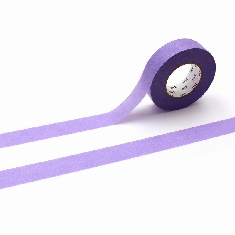 mt Ganshin Washi Tape / Light Purple (MTGANS15) - มาสกิ้งเทป - กระดาษ สีม่วง