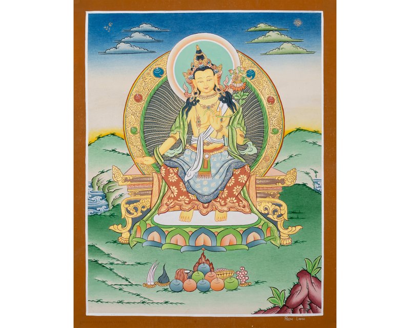 靈性彌勒佛唐卡內在和諧 - 壁貼/牆壁裝飾 - 其他材質 多色