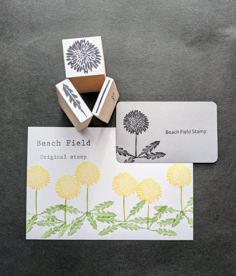 Dandelion stamp set of 3 - ตราปั๊ม/สแตมป์/หมึก - วัสดุอื่นๆ 