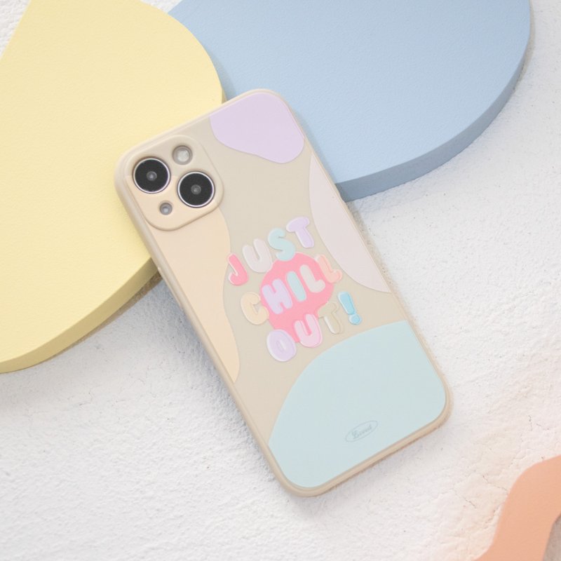 【Just Chill Out!】 Silicone Phone Case - เคส/ซองมือถือ - พลาสติก 