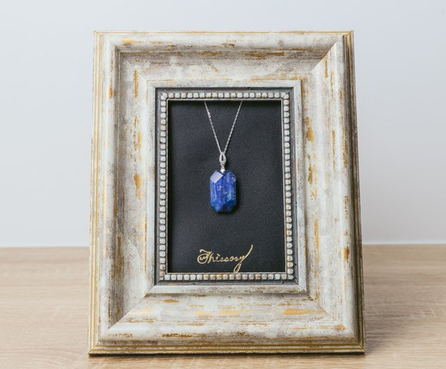 ブルーカイヤナイト43.０センチ.プラス18.０センチビーズネックレス！ カイヤナイト半透明ブルークリスタルキャッツアイ石シリーズ