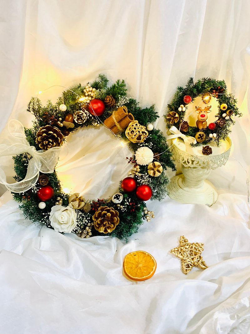 Hua Yu Christmas Hand-made Parent-child Course (Christmas Wreath and Mini Wreath) / Drinks Included / Discount - Plants & Floral Arrangement - Other Materials 