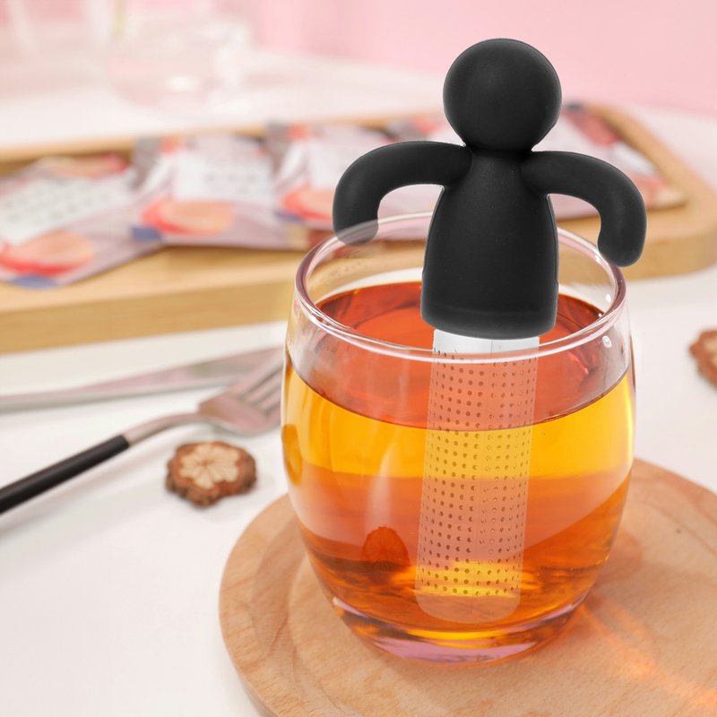 【Umbra】Buddy小人濾茶器(墨灰) | 濾茶器 香料球 茶具 - 茶壺/茶杯/茶具 - 不鏽鋼 黑色