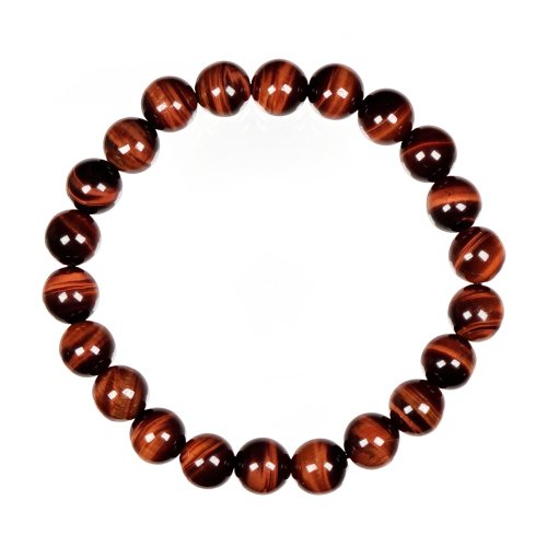 正佳珠寶 Gemsrich Jewelry 【正佳珠寶】紅虎眼 頂級雙眼虎眼石 8mm 紅虎眼手珠