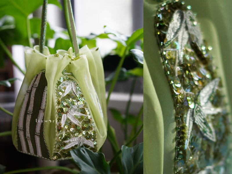 清筠手拎包法式刺繡線上課程 - 編織/刺繡/羊毛氈/縫紉 - 棉．麻 