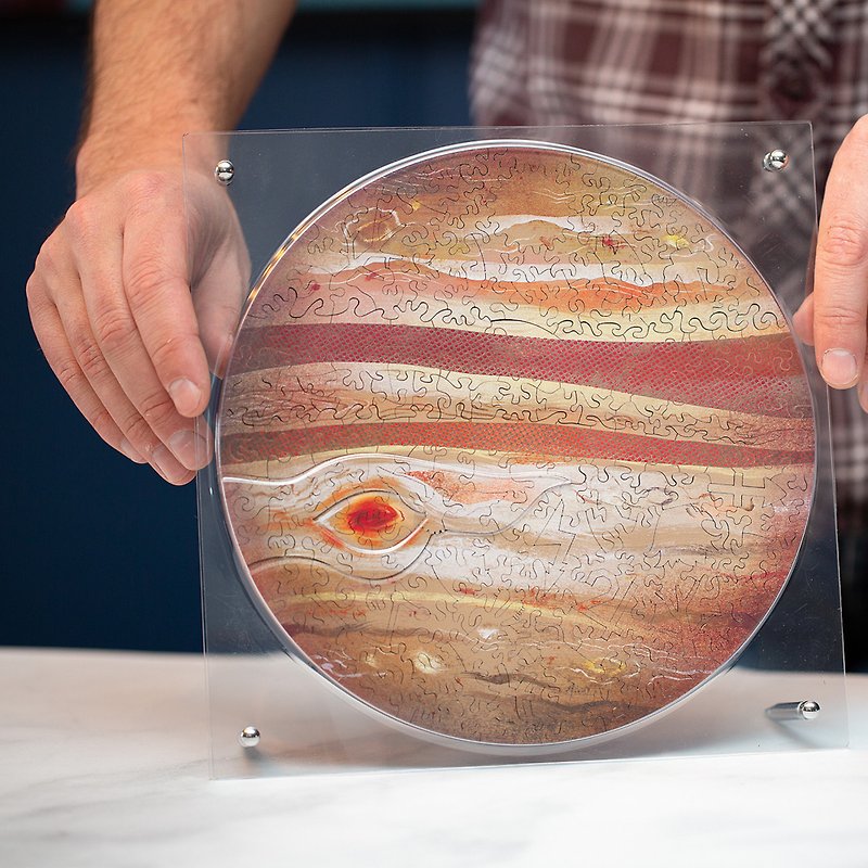 【HelloFish海裡魚】星球系列 | 木星 Jupiter 木質拼圖 (210件) - 擺飾/家飾品 - 木頭 