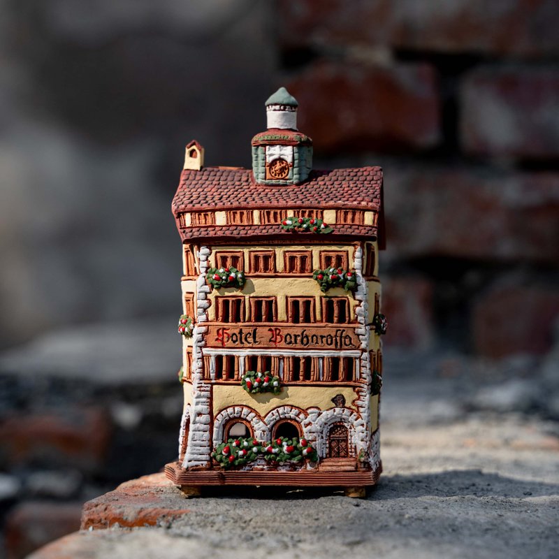 德國Barbarossa旅店 高16cm - 擺飾/家飾品 - 陶 