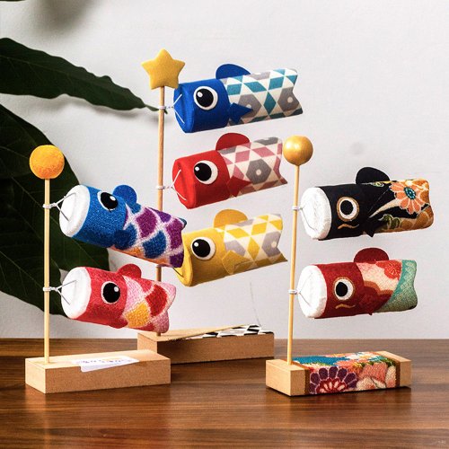 タグ付き　京都府伝統工芸品　龍虎 和ぐるみ　吊りふわふわ 鯉のぼり　値引不可 500x0.jpg