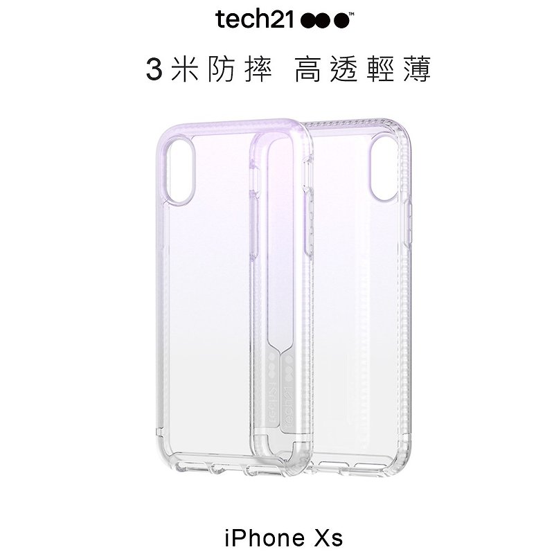 British Tech21 Impact PURE iPhone X Anti-collision Hard Case - (5056234707449) - Phone Cases - Other Materials Transparent