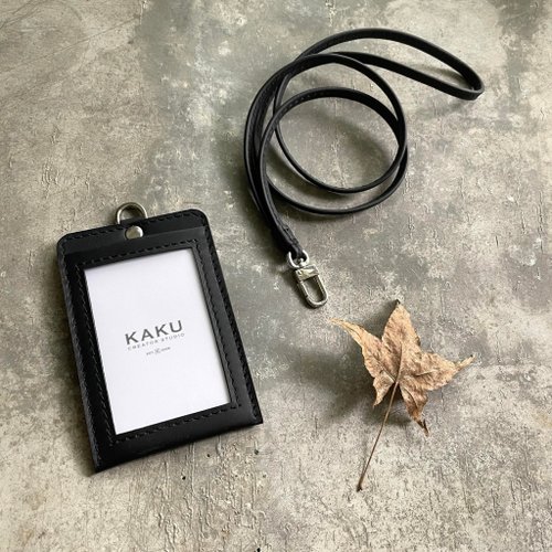 ID holder Youyou card holder cloud gray/dark coffee - Shop kaku2008 ID &  Badge Holders - Pinkoi