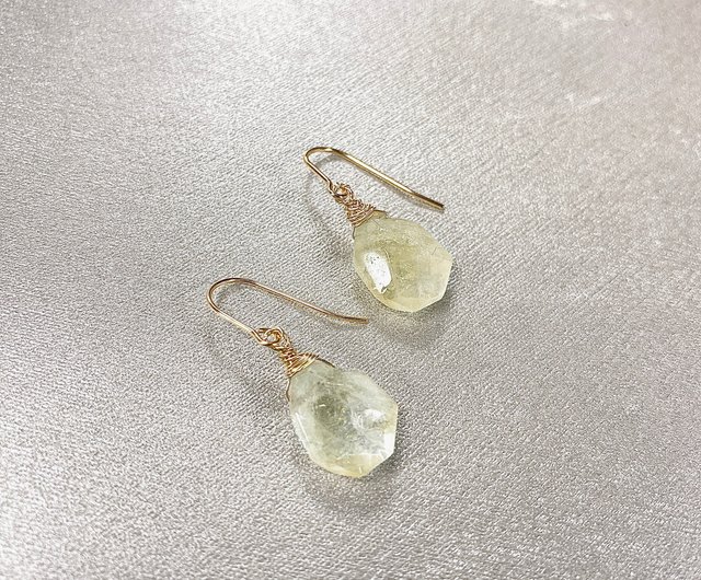 ハニーロックシュガーイエローピアス/フックピアス - ショップ