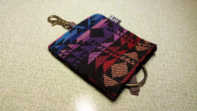 AMIN'S SHINY WORLD handmade custom national wind coarse weave Wallets - ที่ห้อยกุญแจ - กระดาษ หลากหลายสี