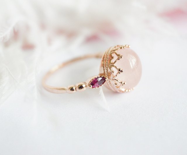 シルバー ローズクォーツ リング 指輪・リング Jewel.studio.M