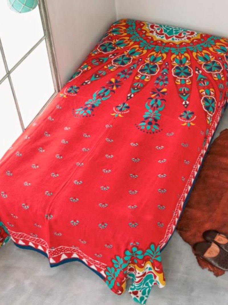 [Hot pre-order] Turkish mandala pattern fabric ISAP93A4 - ของวางตกแต่ง - ผ้าฝ้าย/ผ้าลินิน 