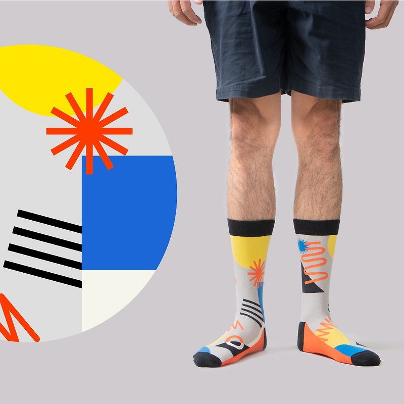 [It turned out to be sauce squeezed] middle tube socks low tube socks socks | Taiwan original design socks SoundsGood - Socks - Cotton & Hemp 