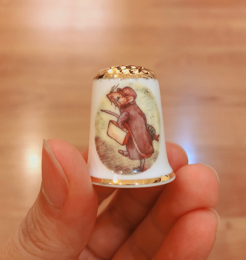 British antique thimble collection Peter Rabbit Series A - Items for Display - Porcelain 