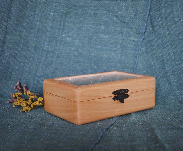 Handmade custom wooden gift box
