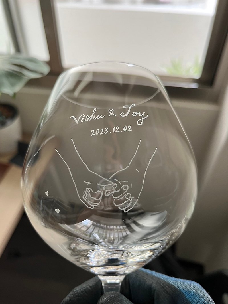 【客製化禮物】設計圖案杯 私訊提供送禮節日 - 杯子 - 玻璃 透明