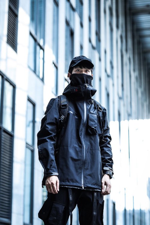 ジャケット・アウター HELK 2WAY TIE JACKET (BLACK) HELK 2WAY TIE JACKET (BLACK) ジャケット・アウター