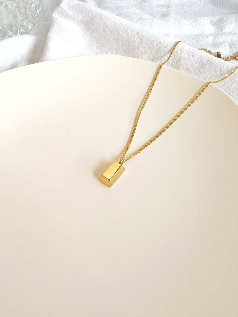 【絶妙なギフトボックス】ゴールドナゲットネックレス 18KGF-Flex #ゴールドinterestinggoldbar - ネックレス - 金属 ゴールド