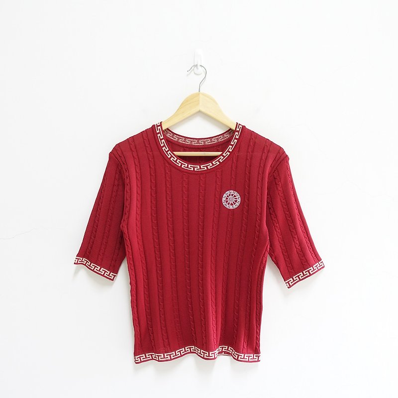 │Slowly│Enthusiasm - vintage shirt │vintage. Retro. Literature - Women's Tops - Polyester Red