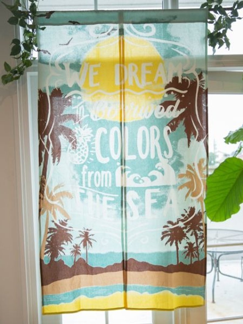 [Pre-order] ✱ ✱ palm trees curtain (two-color) - ของวางตกแต่ง - ผ้าฝ้าย/ผ้าลินิน หลากหลายสี