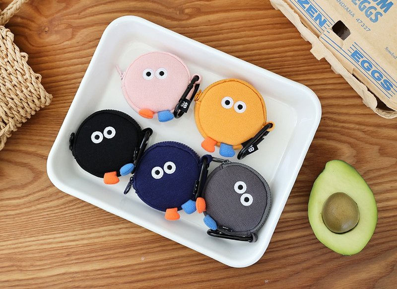 Romane Brunch brother 早午餐兄弟 POMPOM Airpods 布面 收納袋 - AirPods/耳機保護套 - 棉．麻 