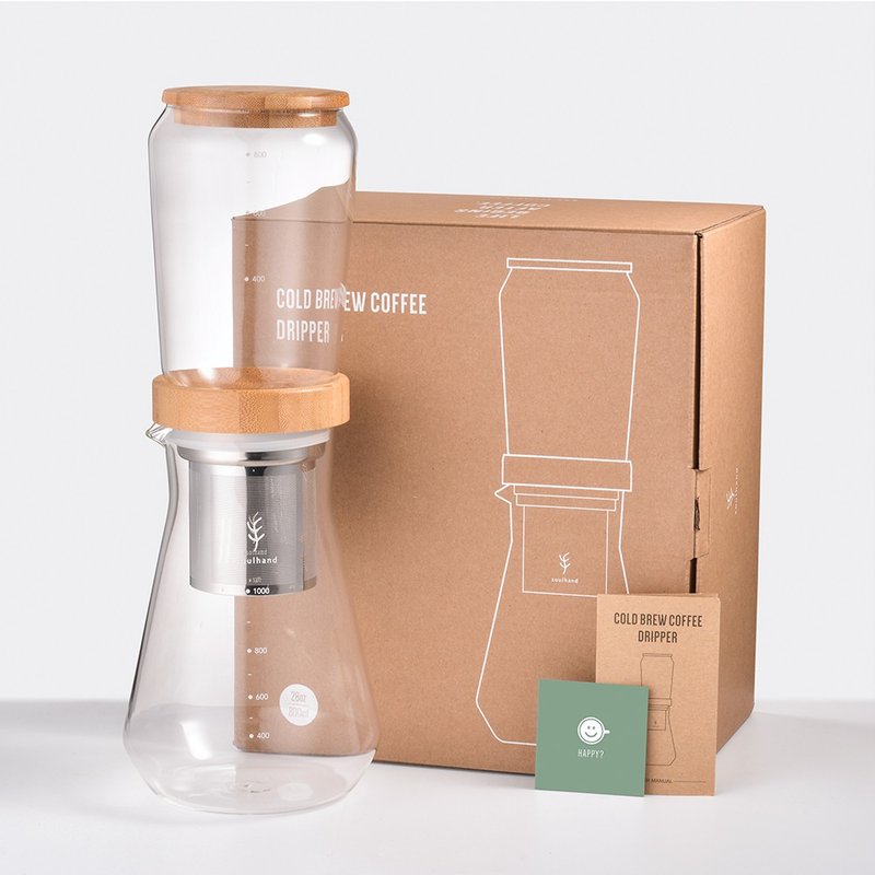 Soulhand adjustable speed ice drip coffee maker + automatic vacuum coffee can - เครื่องทำกาแฟ - วัสดุอื่นๆ สีใส