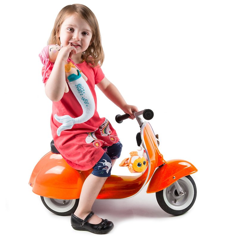 其他金屬 寶寶/兒童玩具/玩偶 橘色 - #聖誕禮物 免運費# PRIMO 經典偉士牌造型滑步車_經典版 (珊瑚橘)