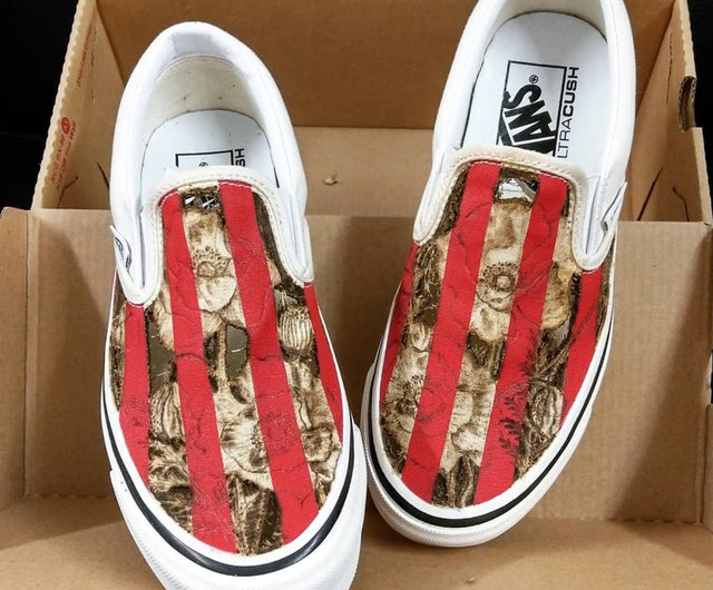 custom checkered vans