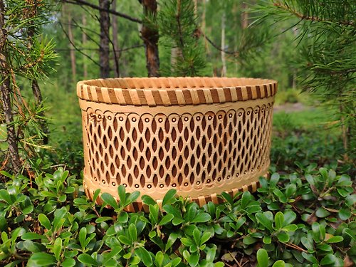 Birch bark Birch bark basket