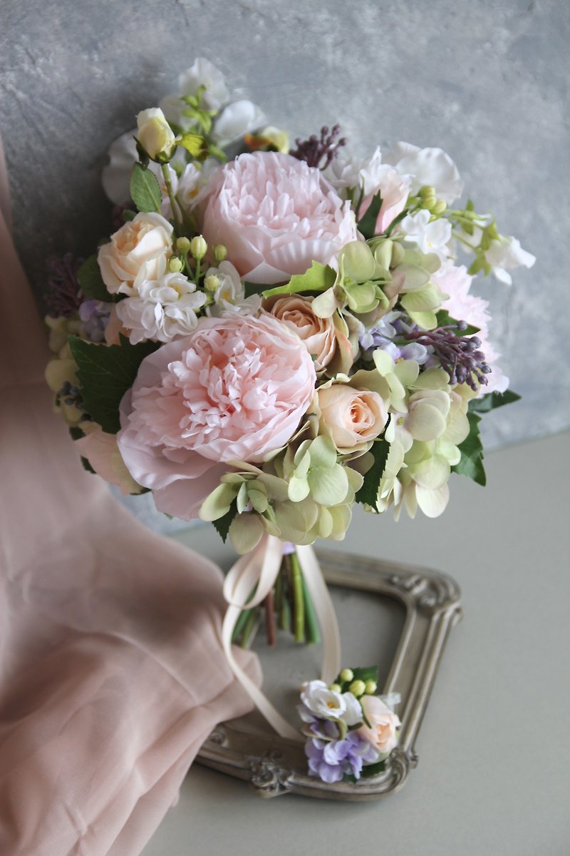 Bridal bouquets, European-style bouquets, bouquets, bouquets, custom-made bouquets, wedding bouquets, bridesmaid bouquets - Plants - Plants & Flowers Pink