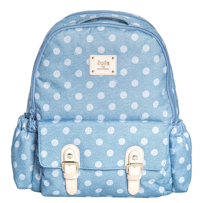 Double storage_large capacity_GoGoBag walking bag (poca tannin)_mother parenting bag - Diaper Bags - Polyester Blue