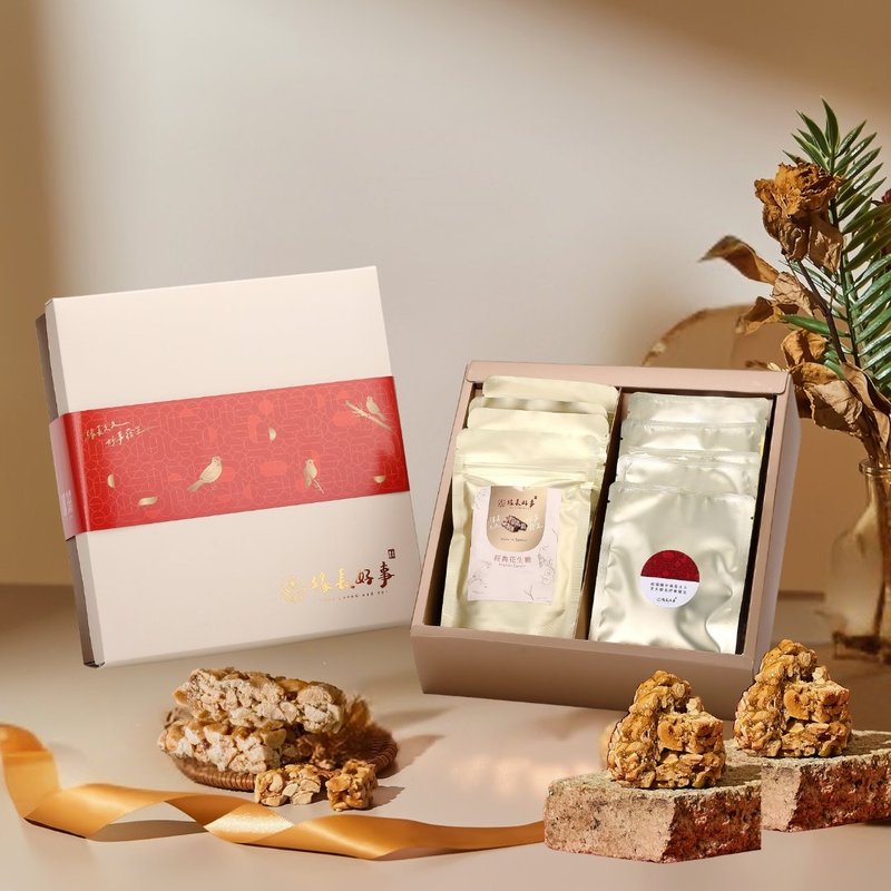 台灣特色送禮  雲林土豆鳥花生糖 好事時光 送禮 企業送禮 - 零食/點心 - 紙 紅色