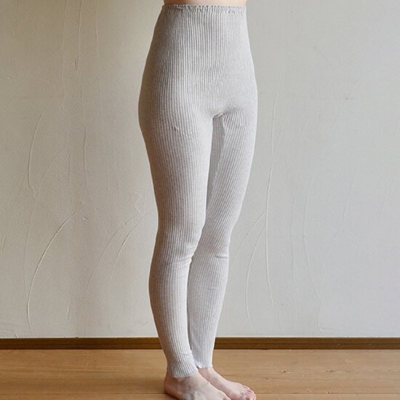 Earth Tree Fair Trade -- Organic Cotton Rib Knit Underpants (Pink/Grey) - กางเกงเลกกิ้ง - ผ้าฝ้าย/ผ้าลินิน 