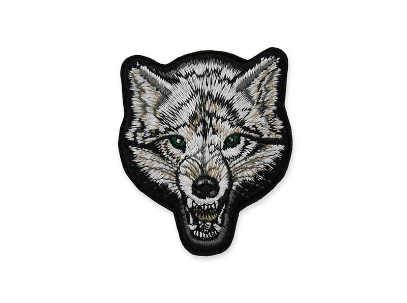 [bagrun] Tactical Style Devil Felt Patch - Wolf A037 - Other - Nylon Multicolor