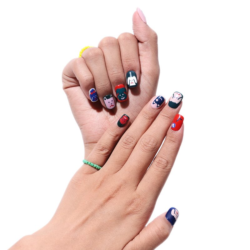 Paint the Paws - Nail Polish & Acrylic Nails - Plastic Multicolor