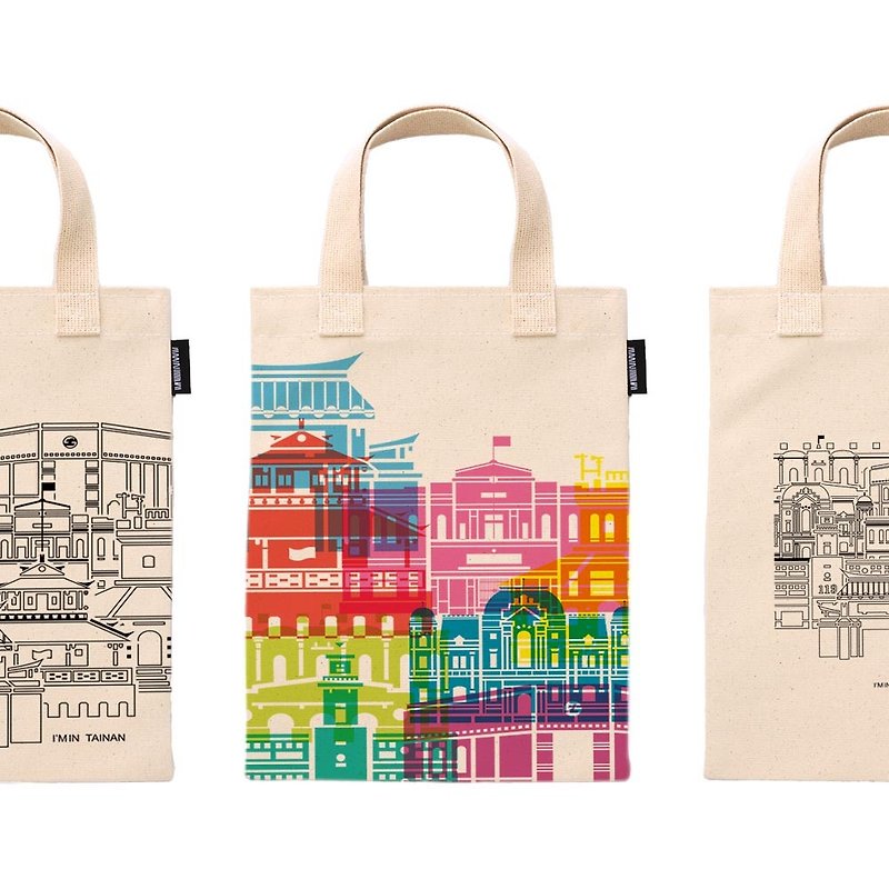 | Tainan Architecture Series | Synthetic Canvas Tote Bag/A total of 3 styles