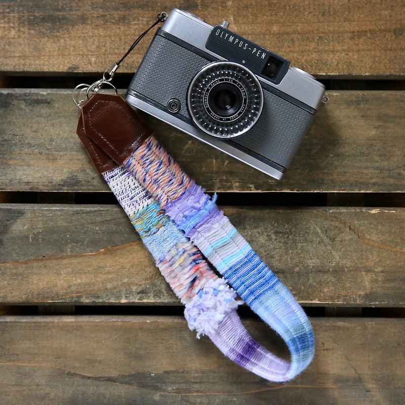Yarn hand strap #10 - Camera Straps & Stands - Cotton & Hemp Multicolor