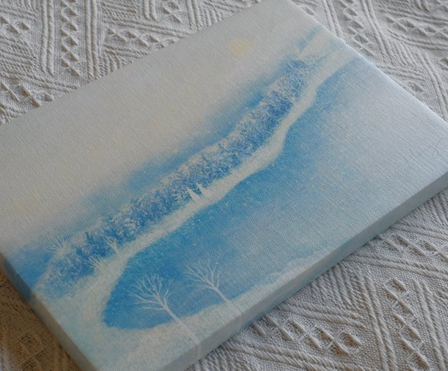 パステル画 風景画 木製フレームなし色紙サイズ パステル画 風景画 木製フレームなし色紙サイズ Amazon | 木製