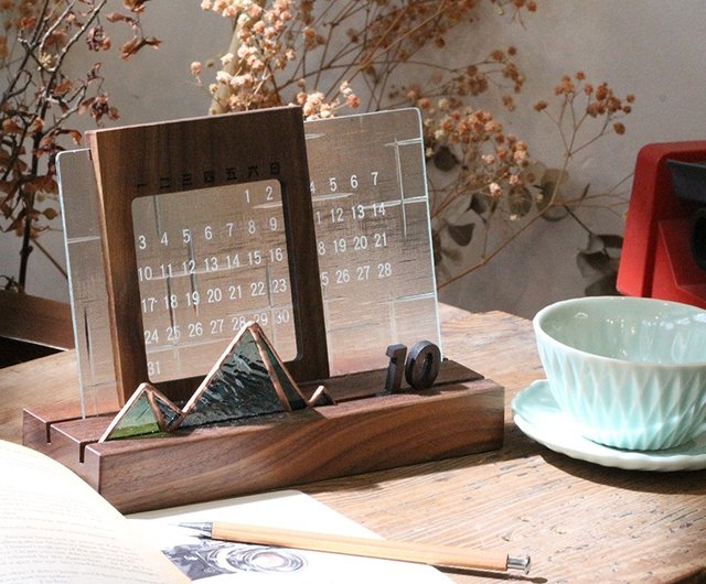 Mountain System/Perpetual Calendar/North American Walnut - Shop  ilife-design Calendars - Pinkoi