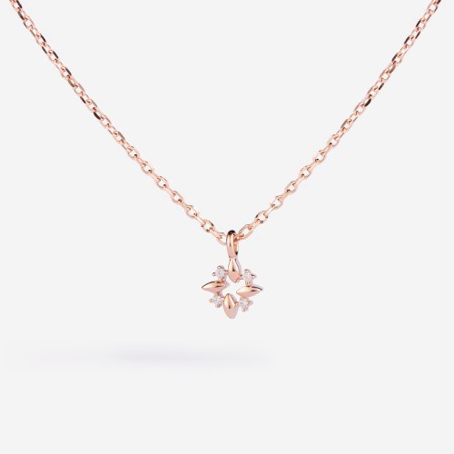 Row diamond V-shaped sterling silver necklace  Features. Light luxury.  Texture - Shop Isha Jewelry Necklaces - Pinkoi