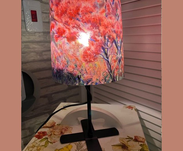 咲く木】Artist Chen Wuxi Small Table Lamp-【おでかけアート