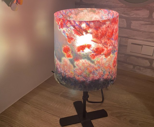 咲く木】Artist Chen Wuxi Small Table Lamp-【おでかけアート