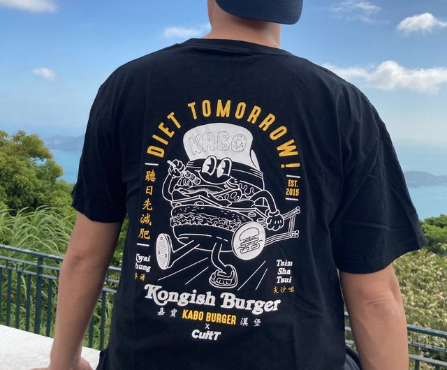 CultTx ガルボバーガー ダイエットトゥモロー ショートTシャツ