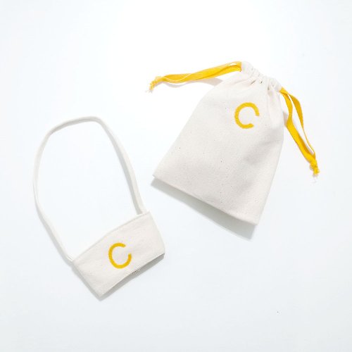 Q-cute 【Q-cute】飲料提袋系列-客製化字母加束口袋組